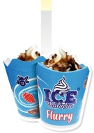 Reklamný vobler FLURRY zmrzlinové poháre 21x23cm