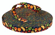 25 mm páska so sublimačnou potlačou Graphics FRUIT na nosnú pásku