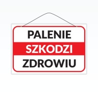 Laminovaný nápis A5 FAJČENIE ŠKODÍ VÁM ZDRAVIE