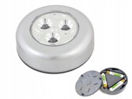 SAMOLEPIACA DOTYKOVÁ LAMPA, NA BATÉRIU, 3 LED diódy