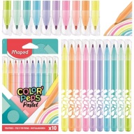 Pastelové popisovacie perá 10 farieb Maped Pastel