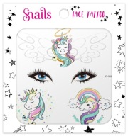 Nálepky s tetovaním na tvár - Unicorn Sta