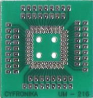 UM-216P Doska pre základňu PLCC-68, 65 x 65 mm
