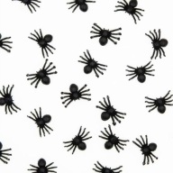 Konfety Halloween Spiders black 10ks dekorácie