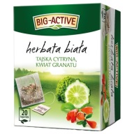 THAJSKÝ CITRÓNOVÝ čaj BIELY BIG AKTÍVNY kvet granátového jablka 20 VRECKOV