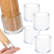 SILIKÓNOVÉ NÁHRY NA NOHY STOLIČKY 25MM 4KS