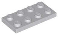 LEGO ELEMENT Tanier 2 x 4 LBG / svetlosivá 3020 4ks NOVINKA