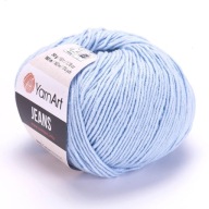 YARNART JEANS 75 modrá priadza