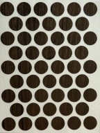 Čiapky na nábytok samolepiace 14mm - orech (2620) - 50 ks.