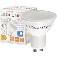 GU10 LED žiarovka 5W=40W SMD 470lm 120° Úspora energie Bez blikania 4000K