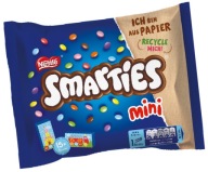 Smarties Mini Lentilki čokoládové dražé 216g