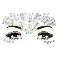 Nálepky na tvár CRYSTALS HOLOGRAPHIC DIAMANTY