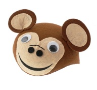 Felt Monkey Hat Show