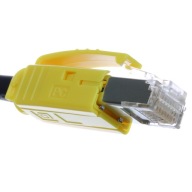 Telegartner Zástrčka s plášťom RJ45 6A FTP žltá