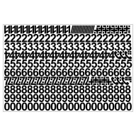 Samolepiace číslice 318 znakov - 3cm