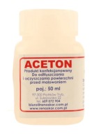 Acetón čistí povrchy pred lakovaním