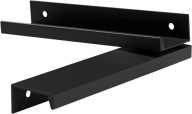 HRANA MATNÁ ČIERNA ÚCHYTKA NÁBYTKOV LOFT 120 mm