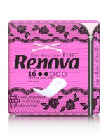 Renova SILK SENSATION FIRST hygienické vložky 16 ks