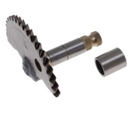 Kolobežka GY6 4T, hriadeľ štartéra 62 mm pre 8T koleso