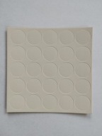 Čiapočka samolepiaca 14mm BEIGE CAME /050/ 25 ks.