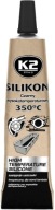 K2 ČIERNY SILIKÓN VYSOKÁ TEPLOTA 85g +350C