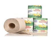 SIVÝ TOALETNÝ PAPIER Leštiaci 8 ks. mega dlhá rola 33 metrov