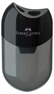 FABER CASTELL dvojitá brúska, oválna, čierna