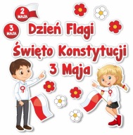 Vlastenecká výzdoba DEŇ VLAJKY DEŇ ÚSTAVY 3. MÁJ WA1