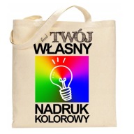 TAŠKA S VLASTNOU POTLAČOU, bavlna, DLHÁ RÚČKA