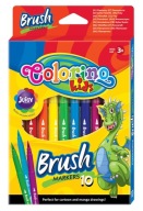 Colorino Kids štetcové popisovače 10 farieb