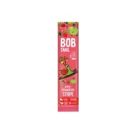 Jablkovo-jahodový snack bez pridaných cukrov 14g BOB SLIMÁK