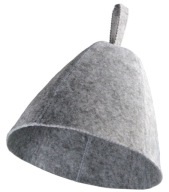 Plstený šedý saunový klobúk UNISEX