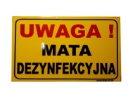 čepeľová platňa POZOR DEZINFEKČNÁ MAT