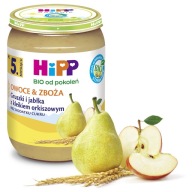 HiPP Hrušky a jablká, BIO špaldová kaša, 190g