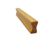 Dubová nábytková úchytka, dĺžka 154mm, rozteč 128mm, POLSKÝ VÝROBOK