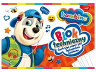 BAMBINO technický blok 10 bielych listov A4