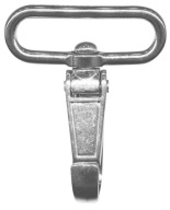 Karabinka 40x60mm homár - strieborná