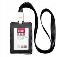 Puzdro na karty Lanyard UHOO 6838 RFID 54x85 Black