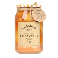 Broskyňový kompót 900 ml Pan Sadownik LOW-SLADK