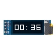 OLED displej 0,91 palca 128x32 I2C biely