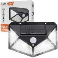 Solárne LED nástenné svietidlo so SuperLED snímačom pohybu a súmraku