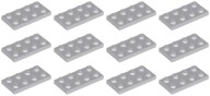 LEGO 3020 TANIER 2x4 svetlosivá NOVINKA == (15g) 12 ks