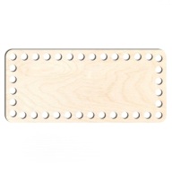 drevený základný košík dno 10x22cm obdĺžniková preglejka