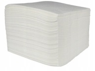 BIELY obrúsok, preložený 1/4, 33 cm, 500 kusov, CELULÓZA