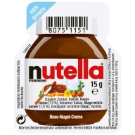 Čokoládová nátierka Nutella Ferrero na chlebíčky 15g na chlebíček