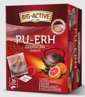 Big-Active Pu-Erh Grejpfut červený čaj 20 tyčiniek