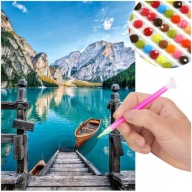 Diamantový vyšívací SET KRAJINA Diamantová maľba 5D PICTURE Mozaika HORY