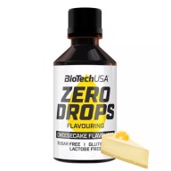 BIOTECH ZERO DROPS Kvapky s príchuťou BEZ LAKTÓZY A LEPKU 50 ml