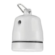Elektro svietidlo E27, porcelánové, závesné 4A 75x52mm