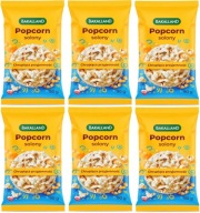 6x BAKALLANDSKÝ POPCORN SOLENÝ S MIKROVLNNÝM SOĽOM 90G